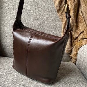 ❌sold Vintage Coach 4148 Soho Bucket Shoulder Bag Brown Leather BEAUTIFUL